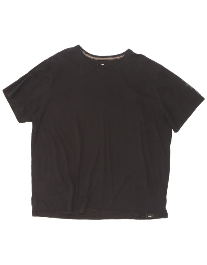 Nike herre Dri Fit T-shirt top 2XL sort bomuld