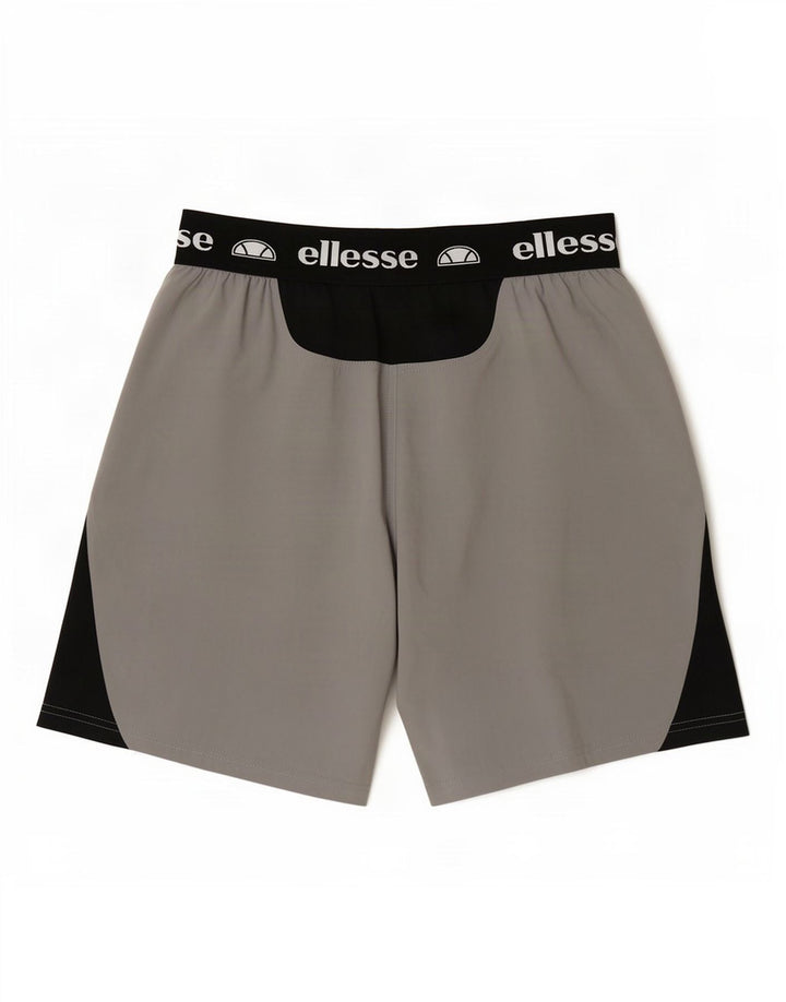 Ellesse Herre Graphic Sports Shorts Små Grå Colourblock Polyester
