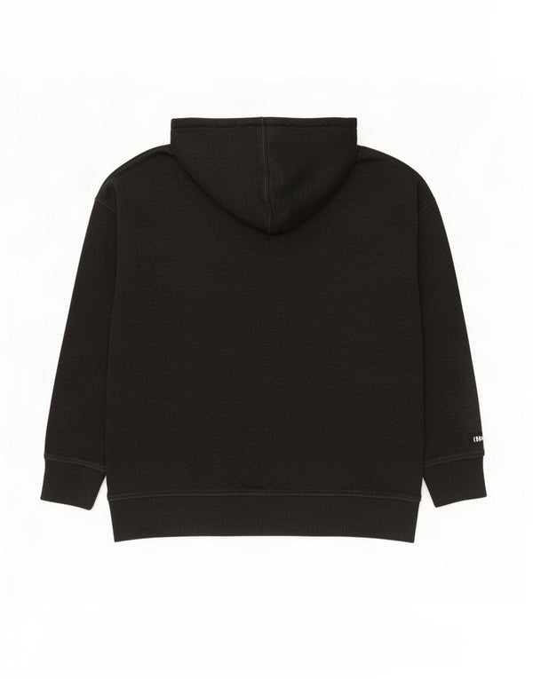 Reebok Womens Grafisk Oversized Hoodie Jumper UK 14 Medium Grey Bomuld