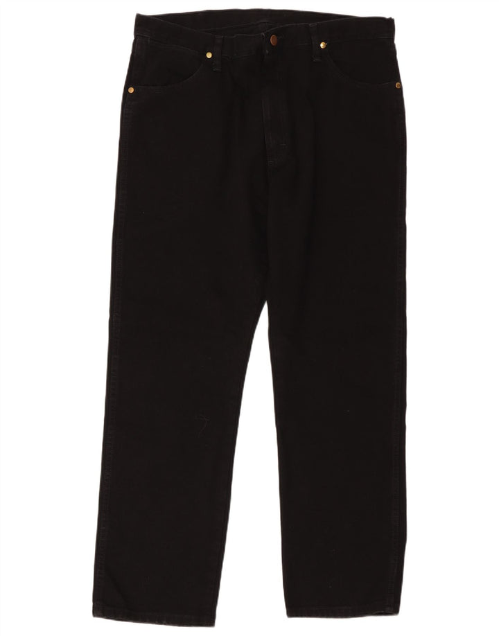 Wrangler Straight Jeans til mænd W36 L30 Sort