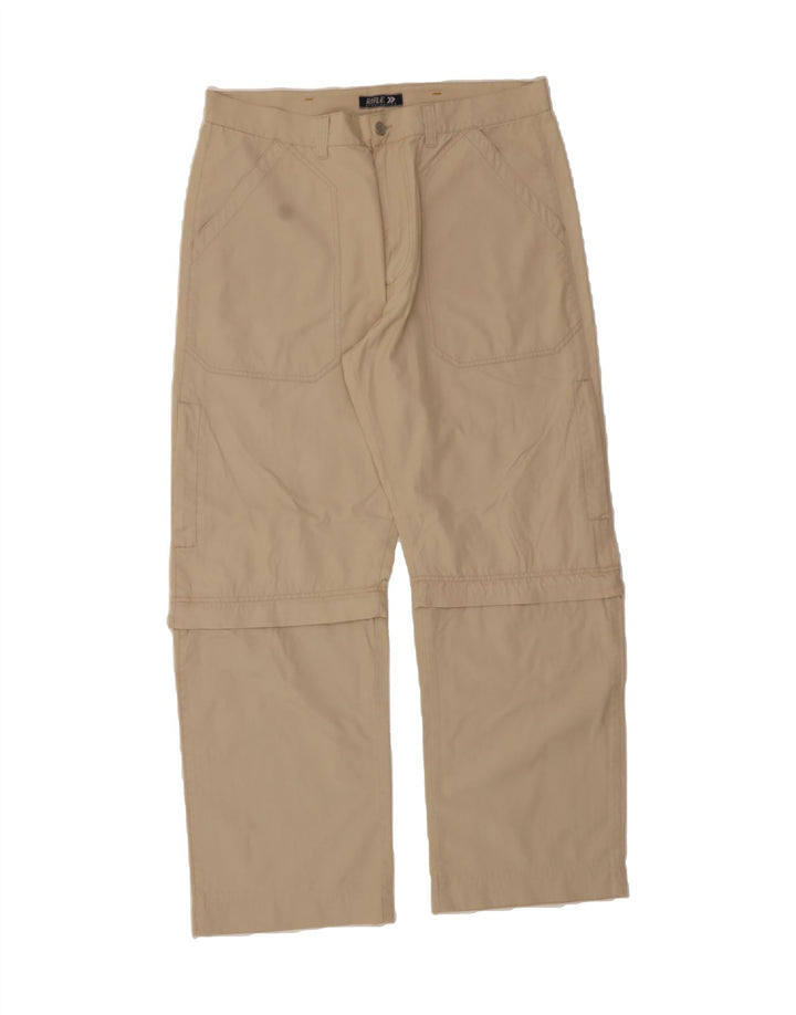 RIFLE Mens Straight Cargo Trousers W36 L30 Beige Cotton Vintage Rifle and Second-Hand Rifle from Messina Hembry 