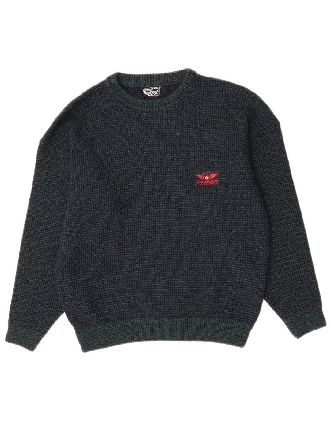 Vintage Herre Crew Neck Jumper Sweater IT 48 Small Green