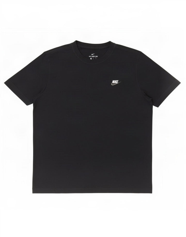 Nike T-shirt top til mænd, stor sort bomuld