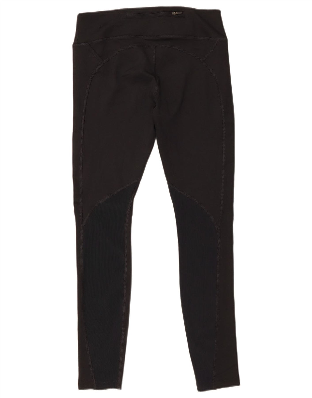 NIKE Womens Dri Fit Crop Leggings UK 12 Medium Black Polyester