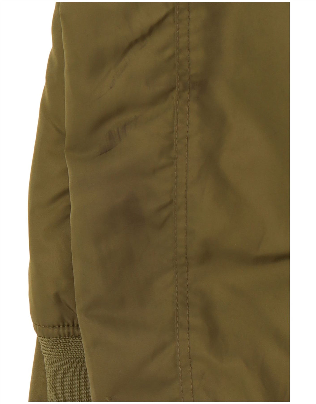 ZARA Herre Adventure Graphic Flight Aviator Jacket UK 40 Large Green Nylon