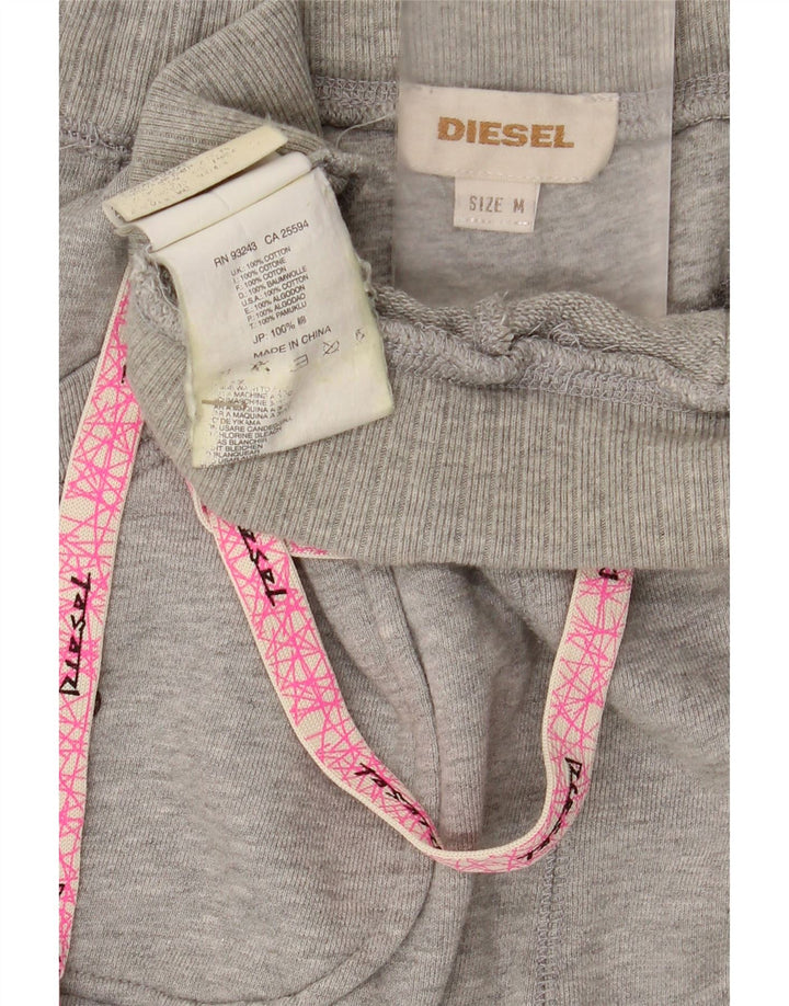 Diesel Dame træningsdragt Bukser Joggers UK 14 Medium Grey Bomuld