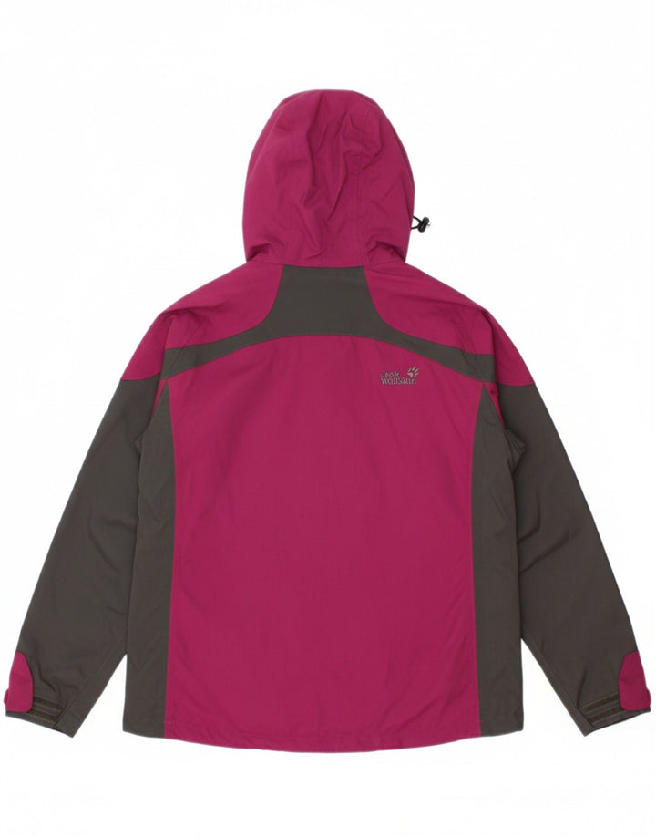 JACK WOLFSKIN Womens Oversized Windbreaker Jacket UK 16 Large Purple