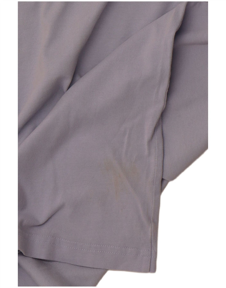 ADIDAS Piger Grafisk T-Shirt Top 13-14 År Blå Bomuld