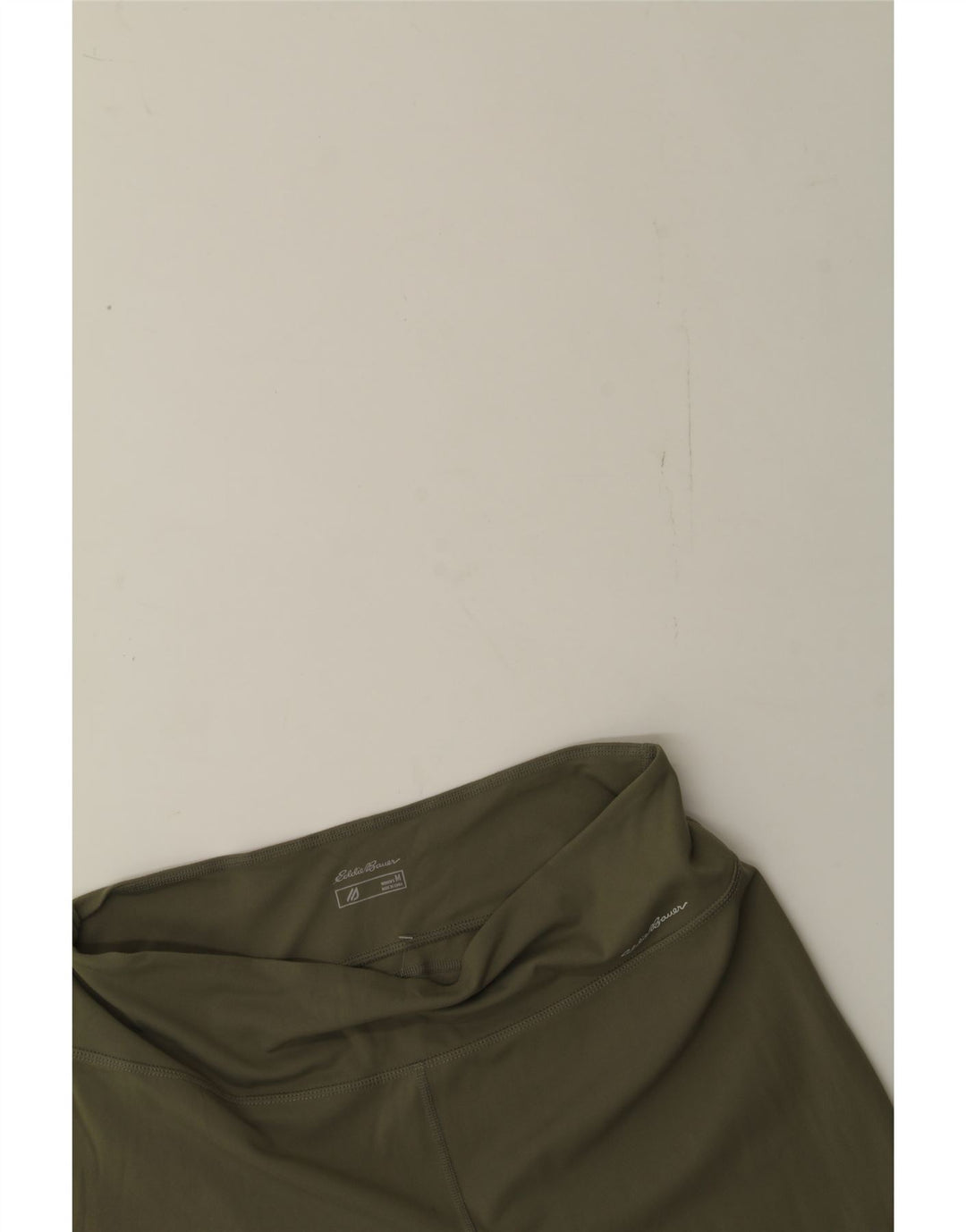 EDDIE BAUER Womens Leggings UK 14 Medium  Khaki Nylon Vintage Eddie Bauer and Second-Hand Eddie Bauer from Messina Hembry 