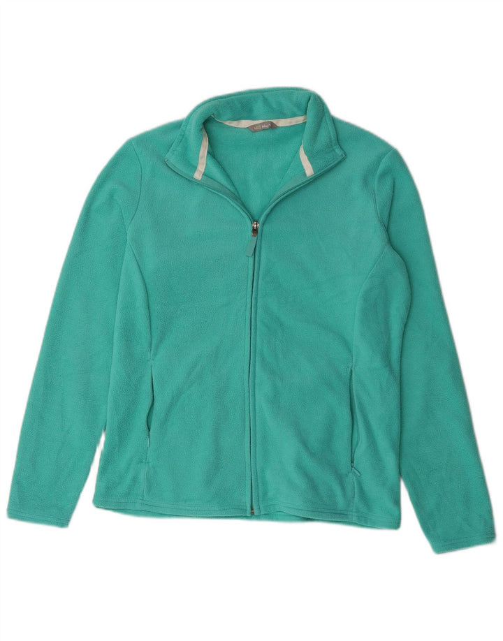 Marks & Spencer Fleecejakke til kvinder UK 14 Stor grøn polyester