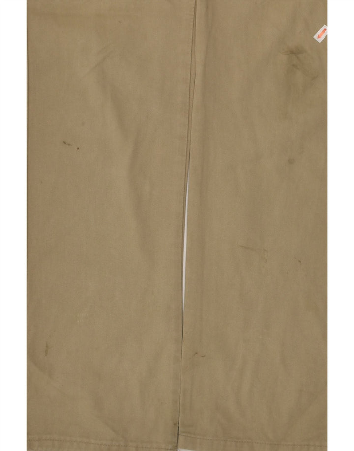 X-CAPE Womens High Waist Cargo Trousers IT 42 Medium W26 L32 Beige Cotton | Vintage X-Cape | Thrift | Second-Hand X-Cape | Used Clothing | Messina Hembry 