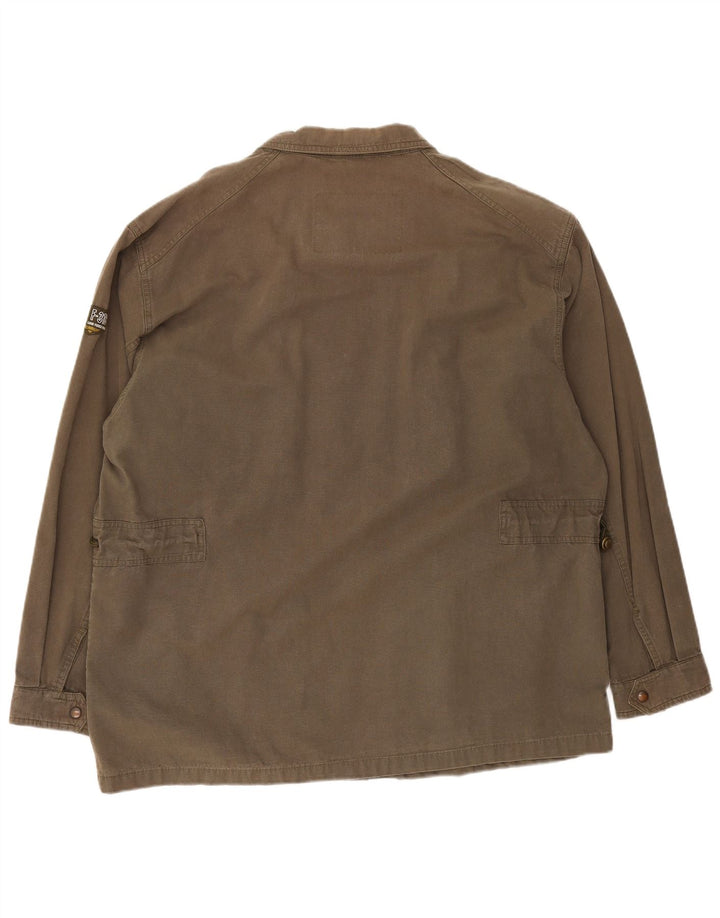 Vintage Herre Utility Jacket IT 52 XL Grå