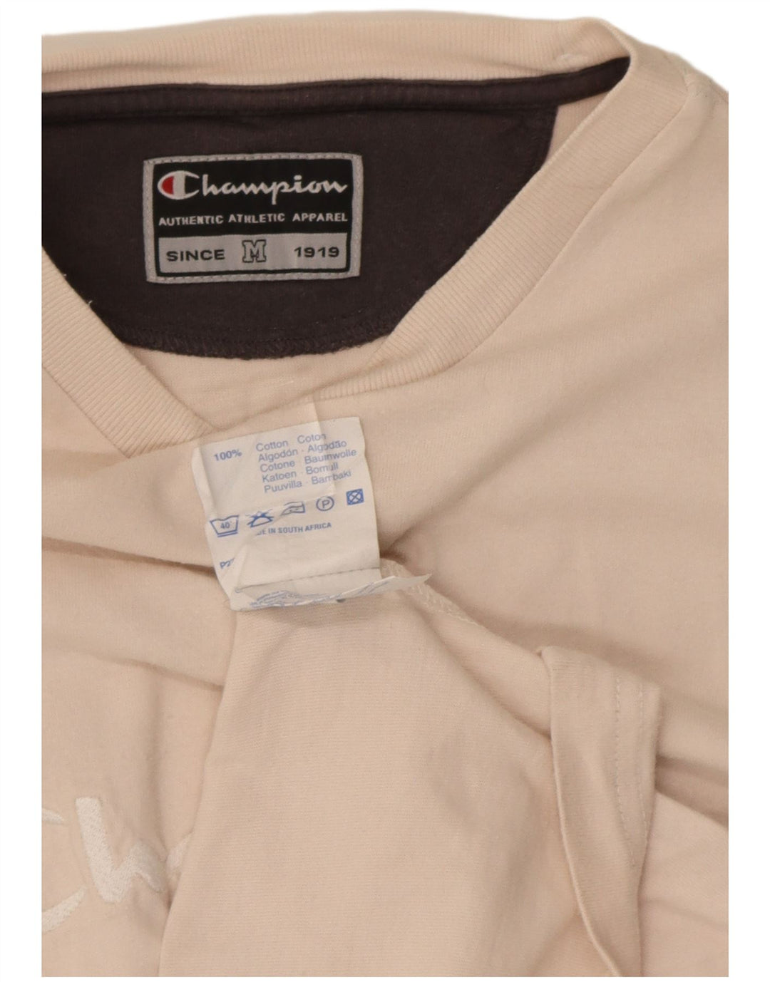 Columbia Kortærmet Herre Regular Fit Grafisk T-shirt Top Medium Off White