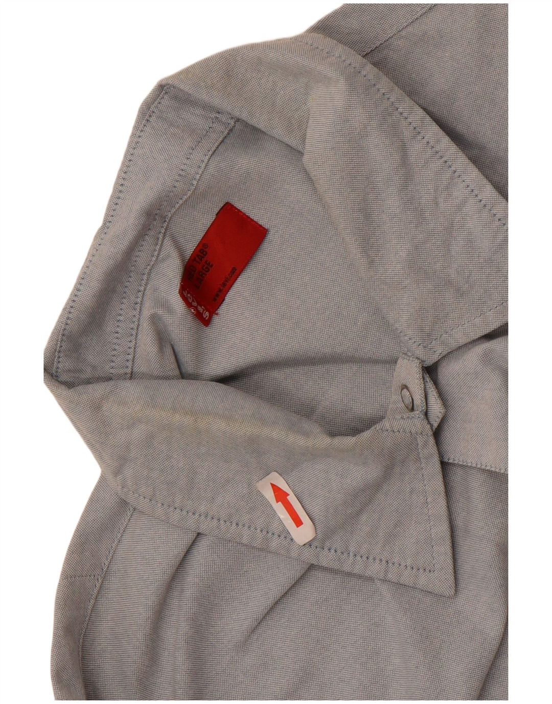 Levi's Kortærmet Herreskjorte Stor Blå Bomuld