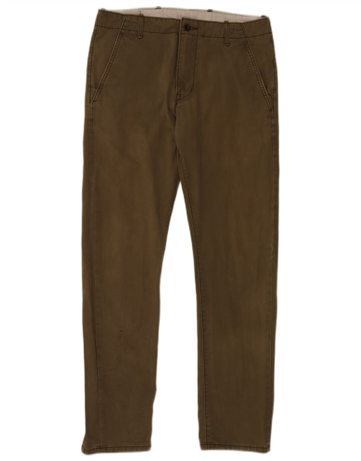 LEVI'S Slim Chino-bukser til mænd W32 L32 Khaki Bomuld