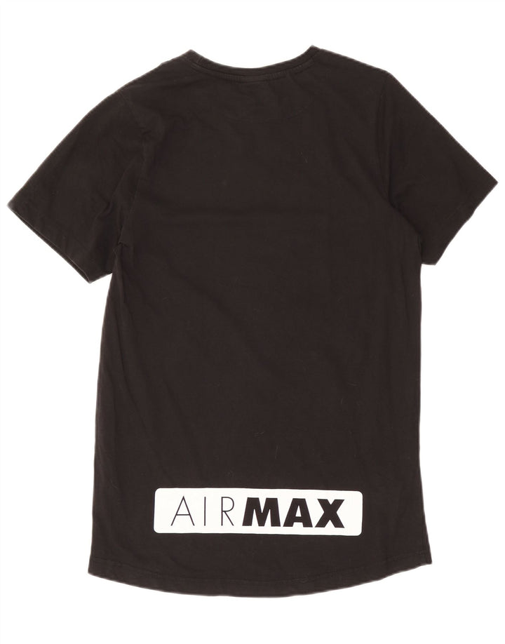 Nike Herre Air Max Grafisk T-shirt Top Medium Sort Bomuld