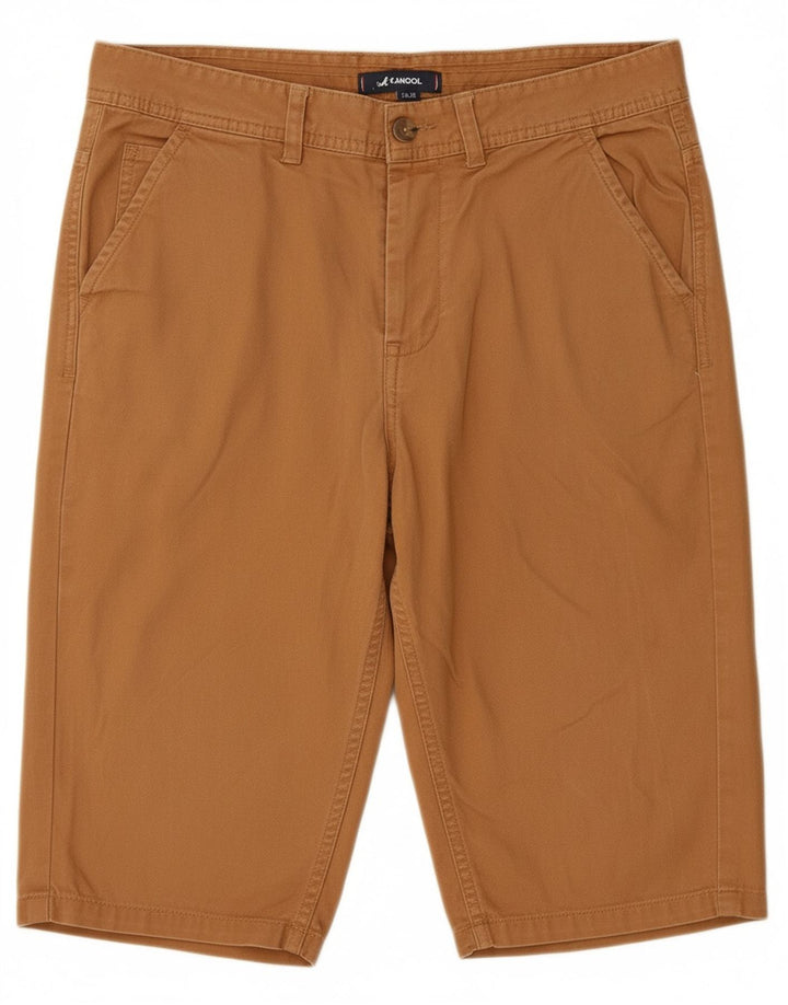 KANGOL Mens Chino Shorts Medium W34 Brown Cotton
