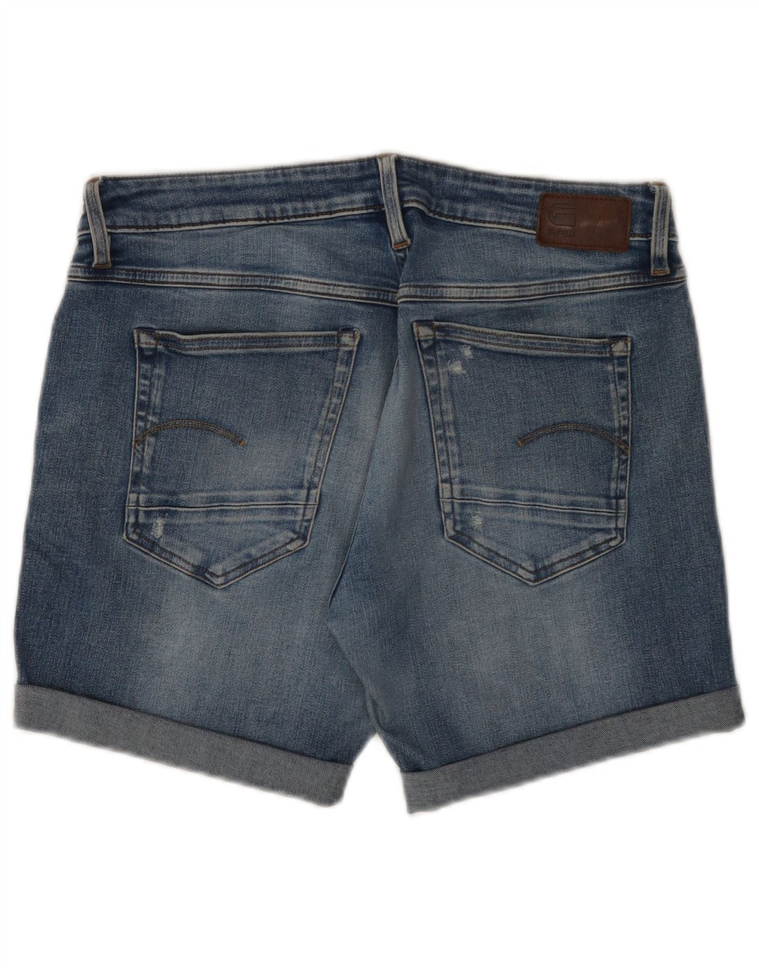 G-STAR Womens Boyfriend Denim Shorts W27 Små blå bomuld