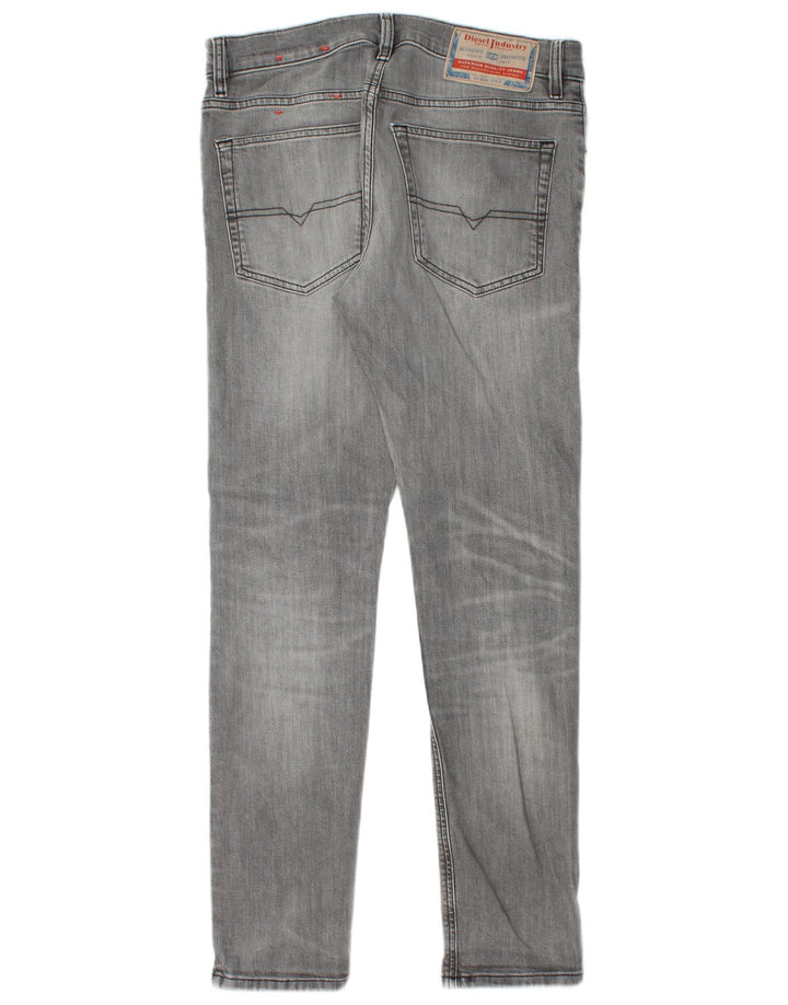 Diesel Slim Jeans til mænd W30 L30 Grå bomuld