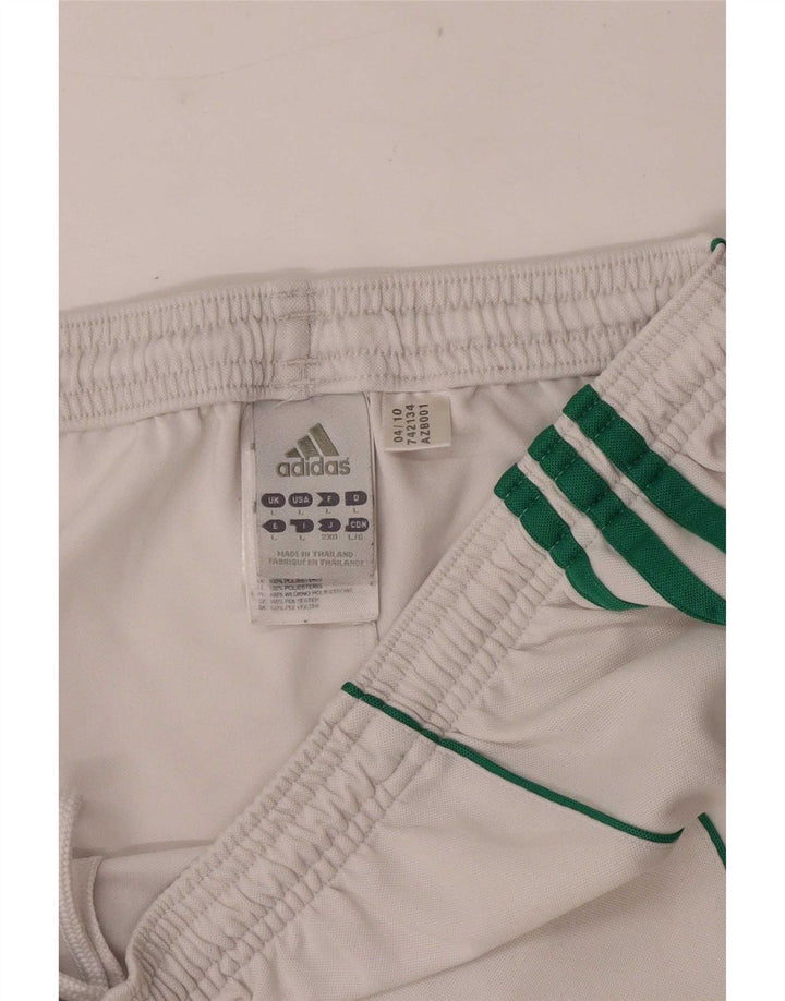 Adidas Sportsshorts til mænd store hvide polyester