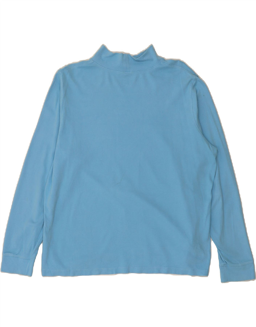 L.L.BEAN Womens Top Long Sleeve UK 18 XL Blue Cotton Vintage L.L.Bean and Second-Hand L.L.Bean from Messina Hembry 