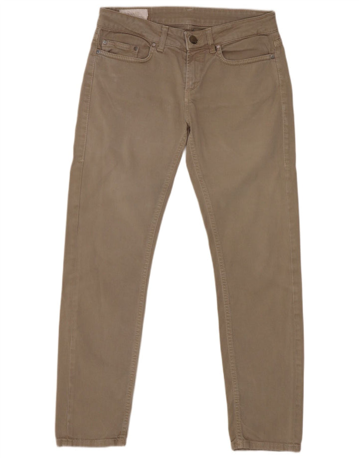 Dondup Dame Slim Jeans W28 L27 Beige Bomuld