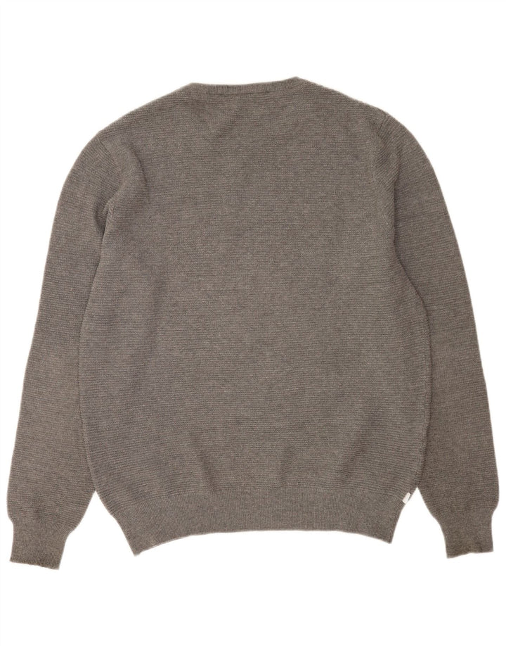 Fila Herre Crew Neck trøje Sweater Large Grå