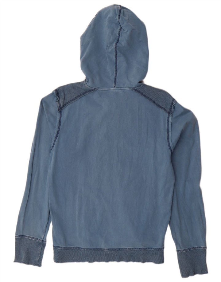 Lee Dame Hættetrøje Sweater UK 14 Medium Blue Bomuld