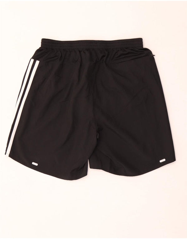 Adidas Womens Climalite Sports Shorts UK 12 Medium Black Polyester