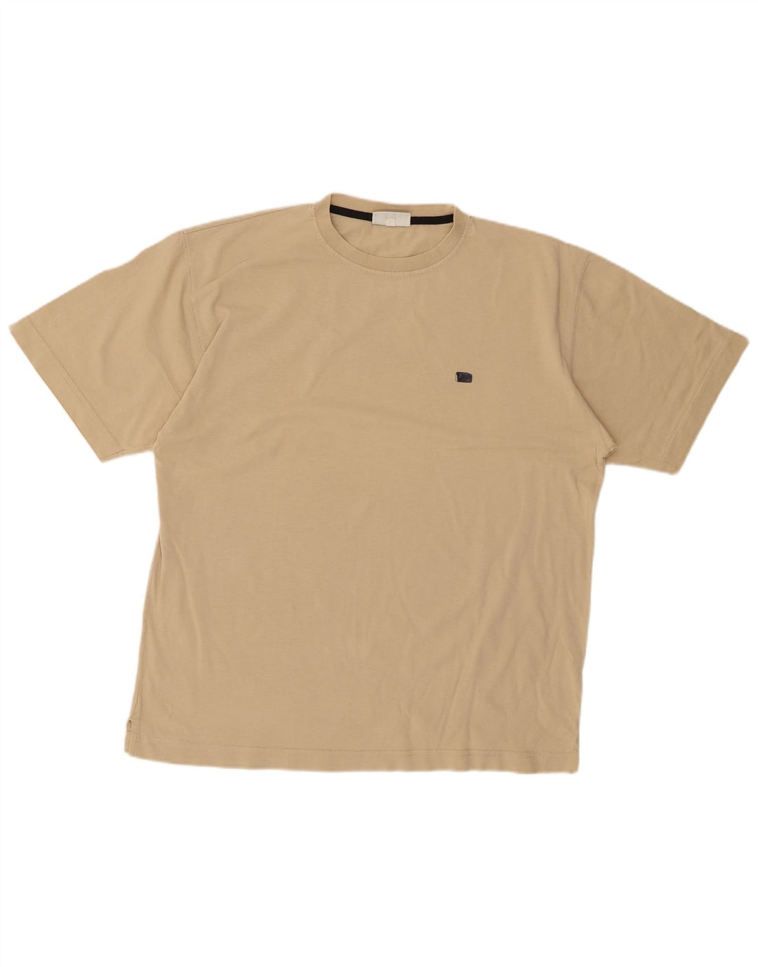ASICS Herre T-Shirt Top XL Beige Bomuld