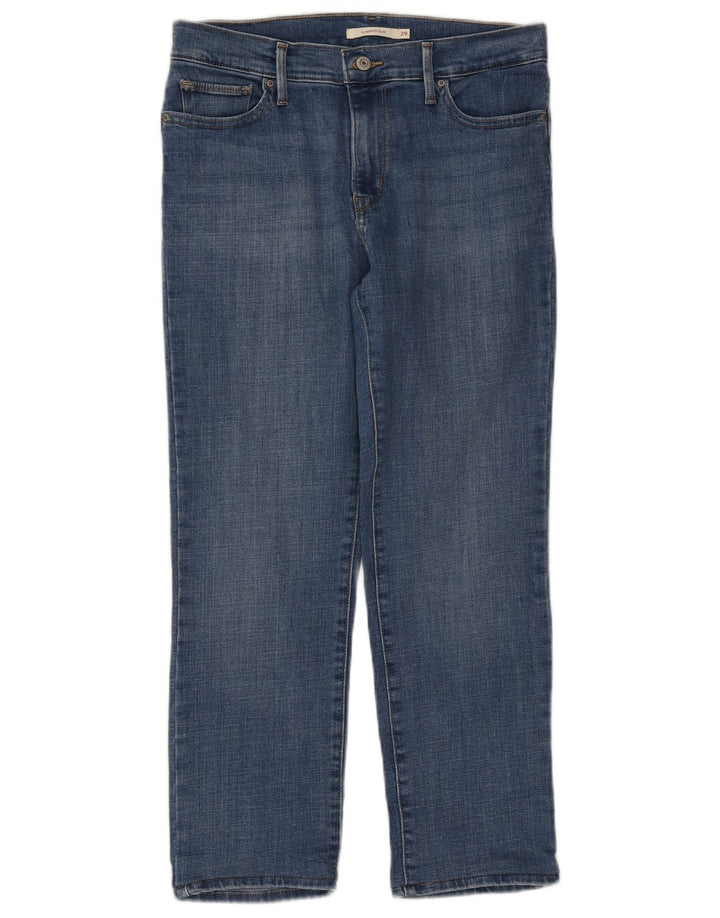 LEVI'S Kvinder Slankende Slim Jeans W29 L25 Blå