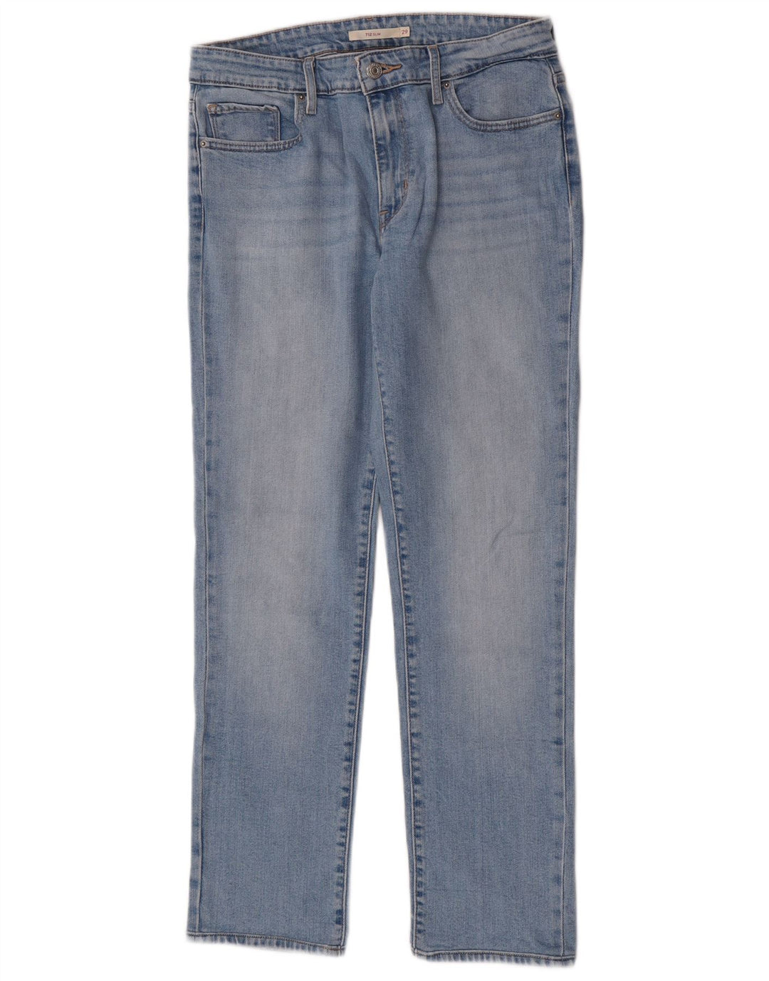 Levi's Dame 712 Slim Jeans W29 L29 Blå Bomuld