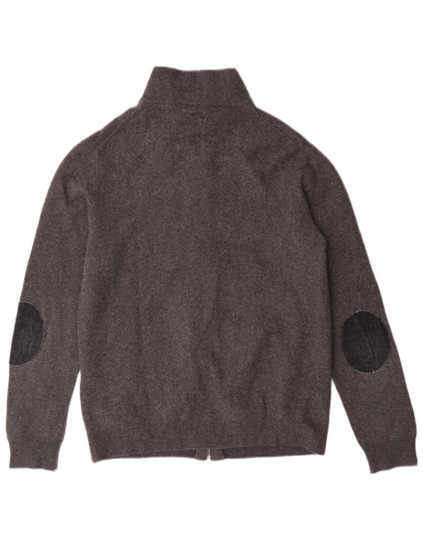 GANT drenge cardigan sweater 13-14 år XL Grå lammeuld
