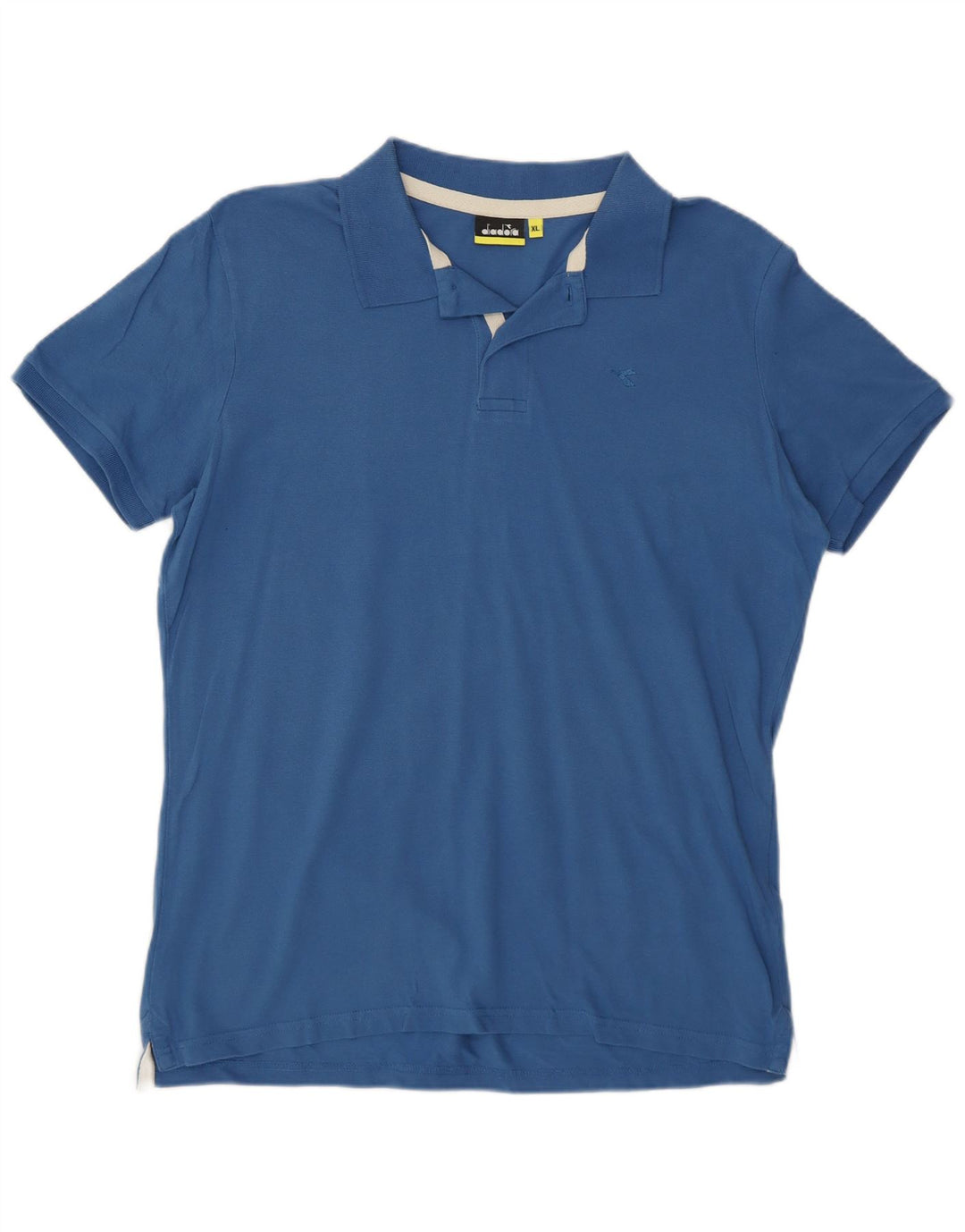 DIADORA Poloshirt til mænd XL Blå Bomuld