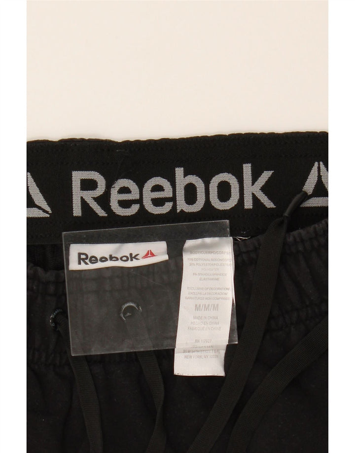 REEBOK Mens Tracksuit Trousers Joggers Medium  Black Cotton Vintage Reebok and Second-Hand Reebok from Messina Hembry 
