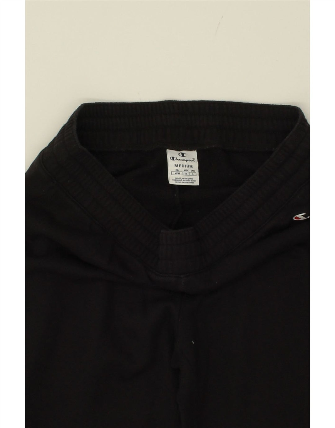 CHAMPION Womens Tracksuit Trousers Joggers UK 14 Medium Black Vintage Champion and Second-Hand Champion from Messina Hembry 