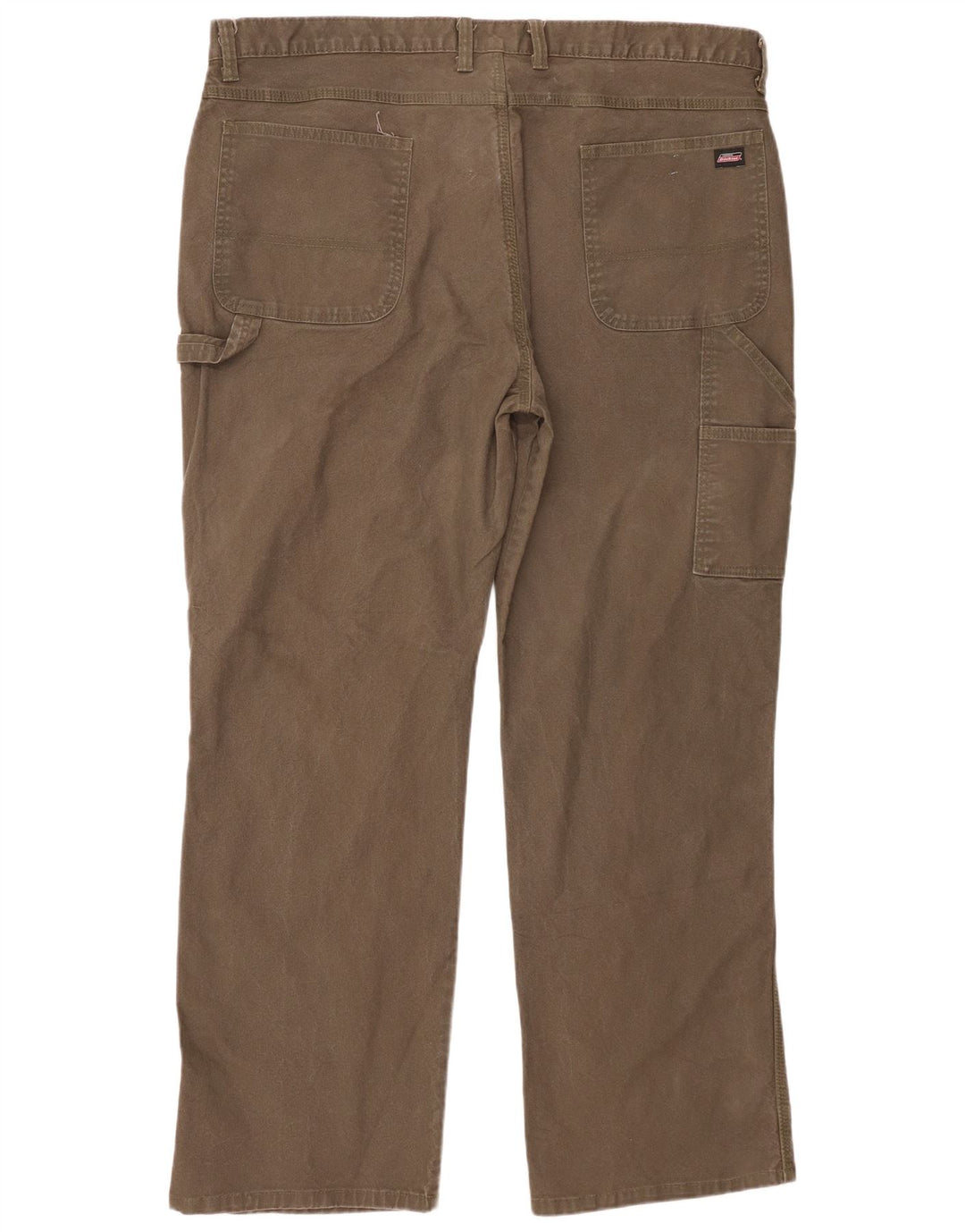 Dickies Straight Cargo bukser til mænd W42 L32 Khaki Bomuld