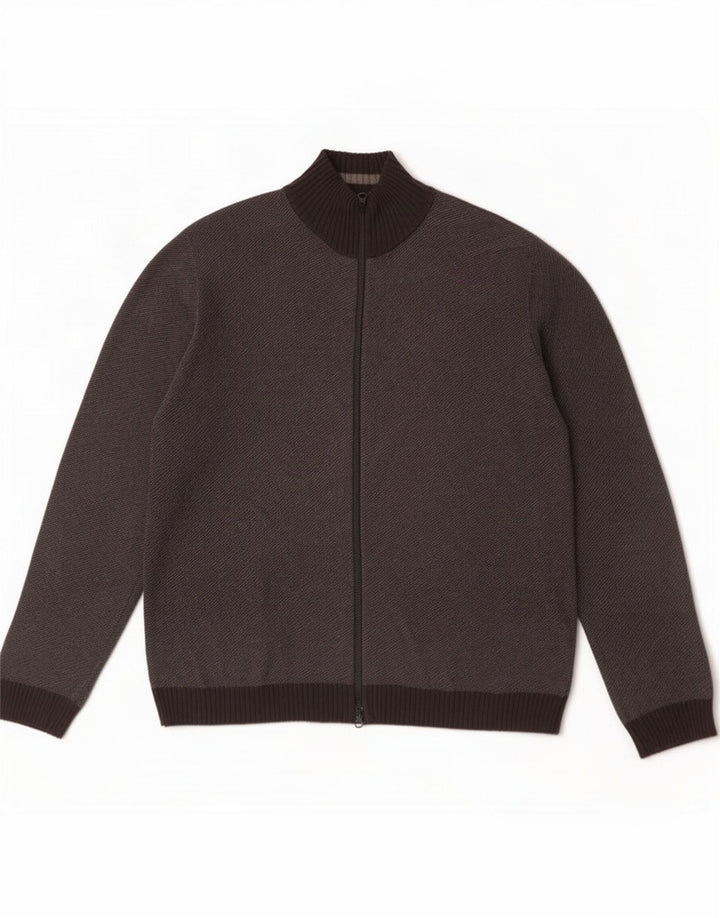 Gap Herre Cardigan Sweater Stor Grå Bomuld
