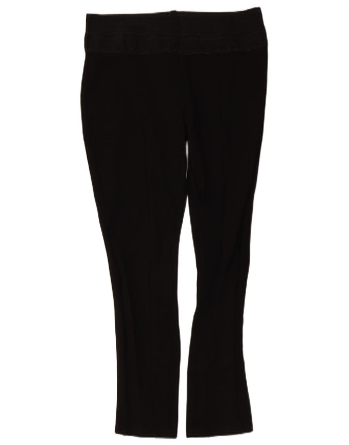 Zara Womens Crop Leggings UK 14 Large Black