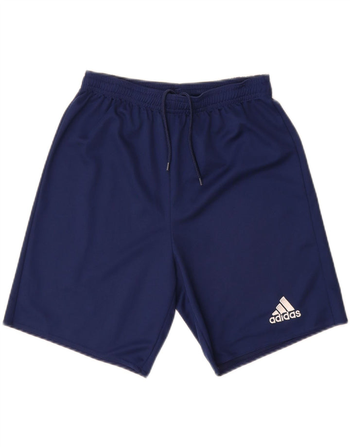 ADIDAS drenge Climalite sportshorts 13-14 år marineblå polyester