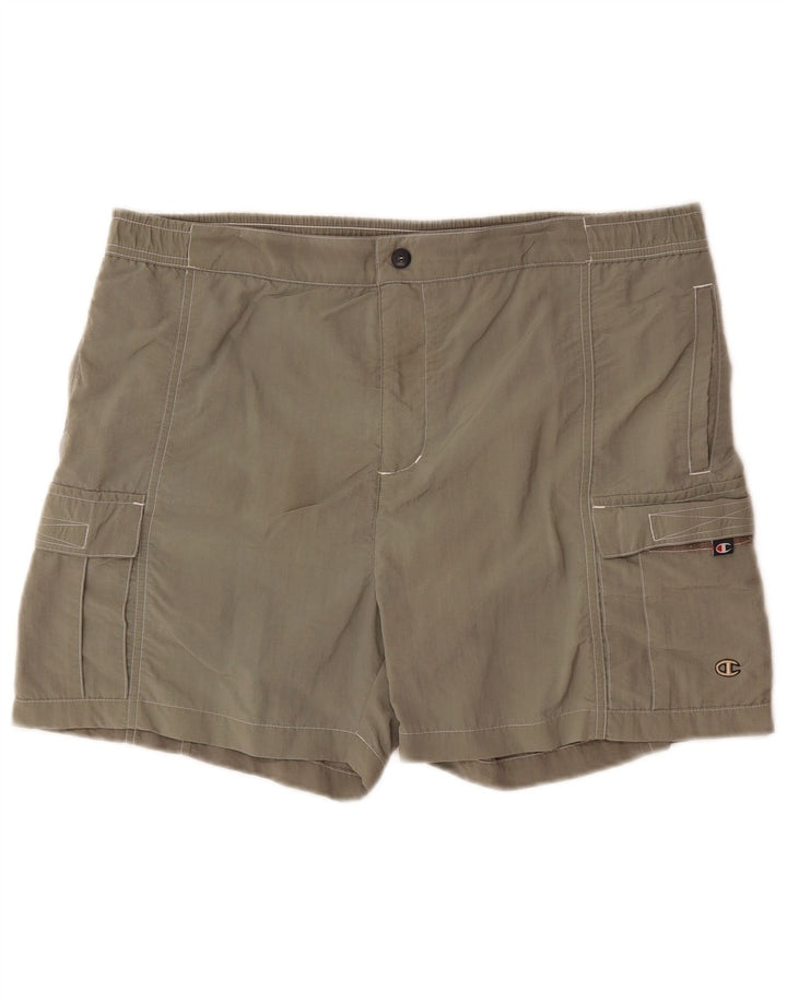 Champion Herre Cargo Shorts Medium W38 Khaki