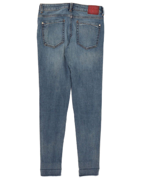 Zara Dame Skinny Jeans EU 36 XS W26 L27 Blå Bomuld
