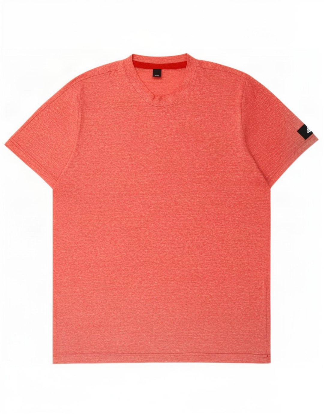 Adidas Herre T-shirt Top Large Pink Flecked Polyester