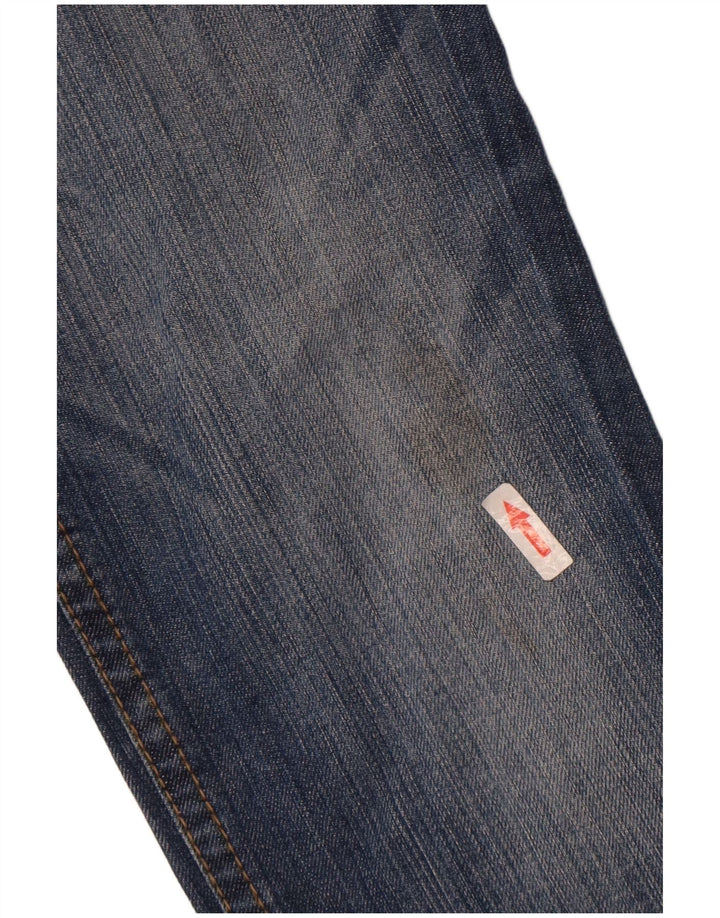 Gas Straight Jeans til mænd W31 L28 Marineblå bomuld