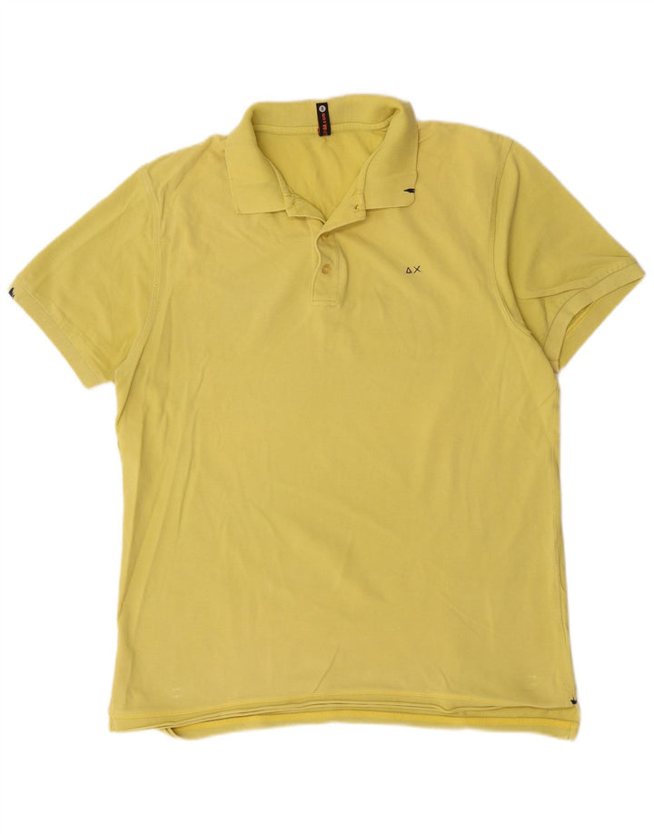 Sun68 Herre poloshirt 2XL gul bomuld
