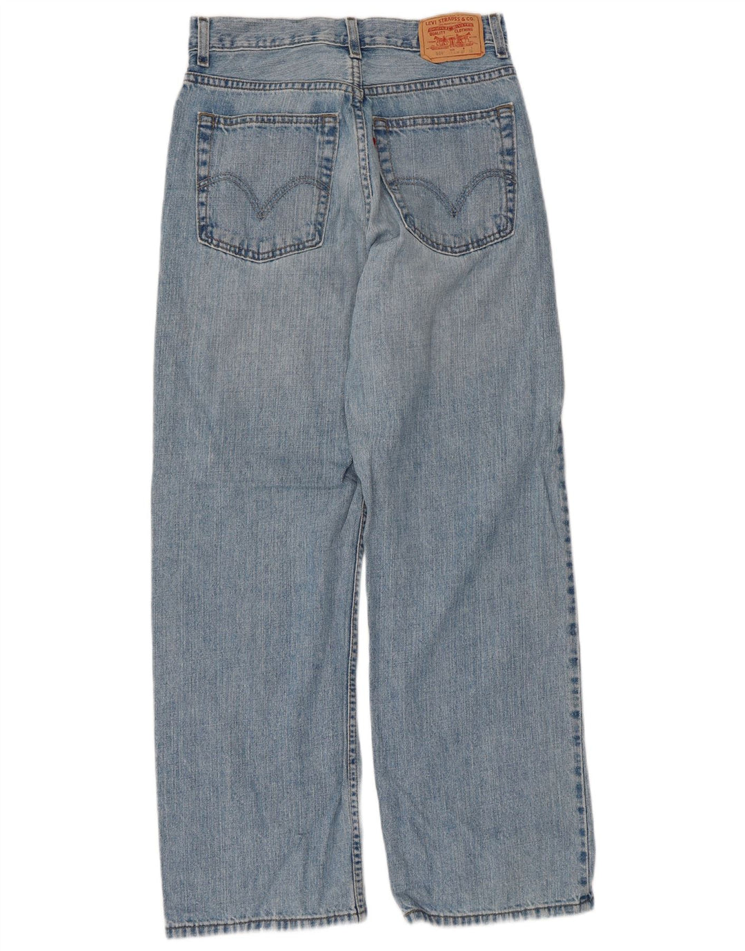 Levi's Dame 569 Loose Fit Straight Jeans W27 L29 Blå Bomuld