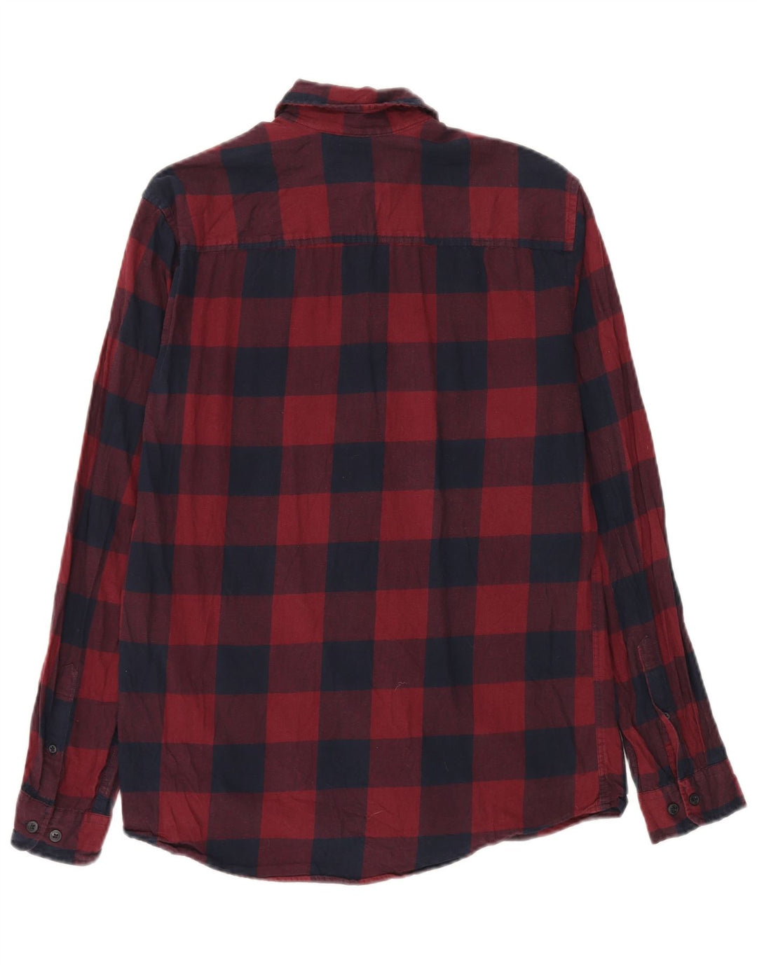 Jack & Jones Herre Regular Fit Flanellskjorte Medium Rød Gingham Bomuld