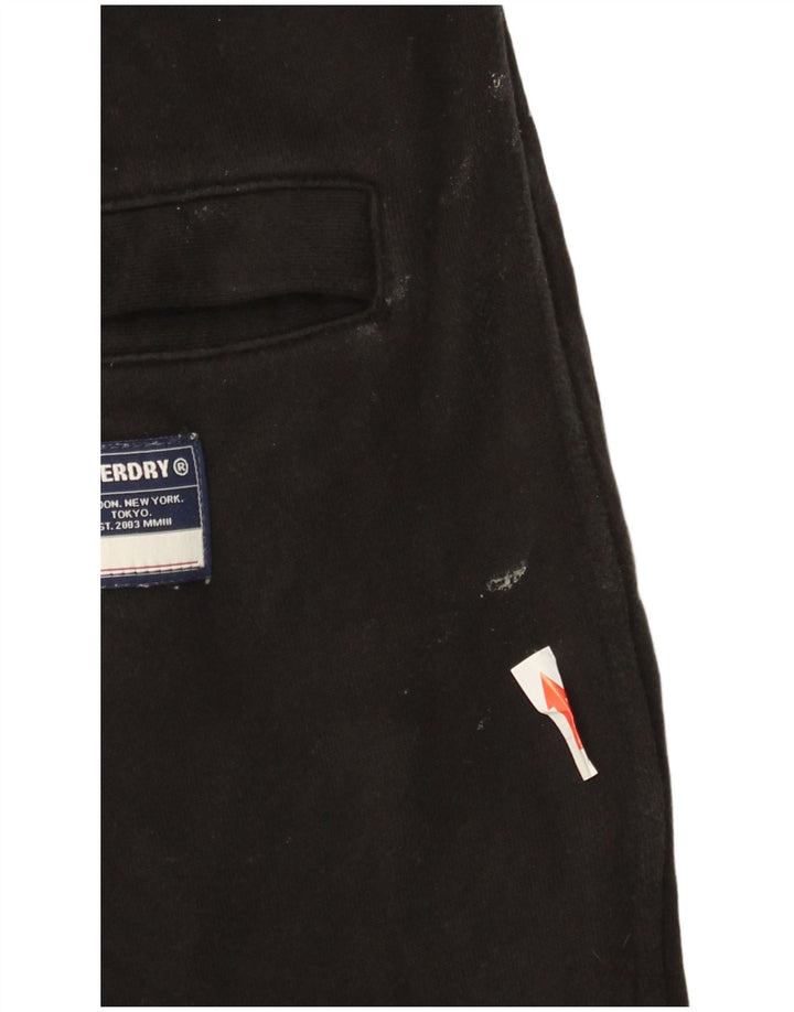 Superdry Træningsdragtsbukser til mænd Joggers Stor sort bomuld