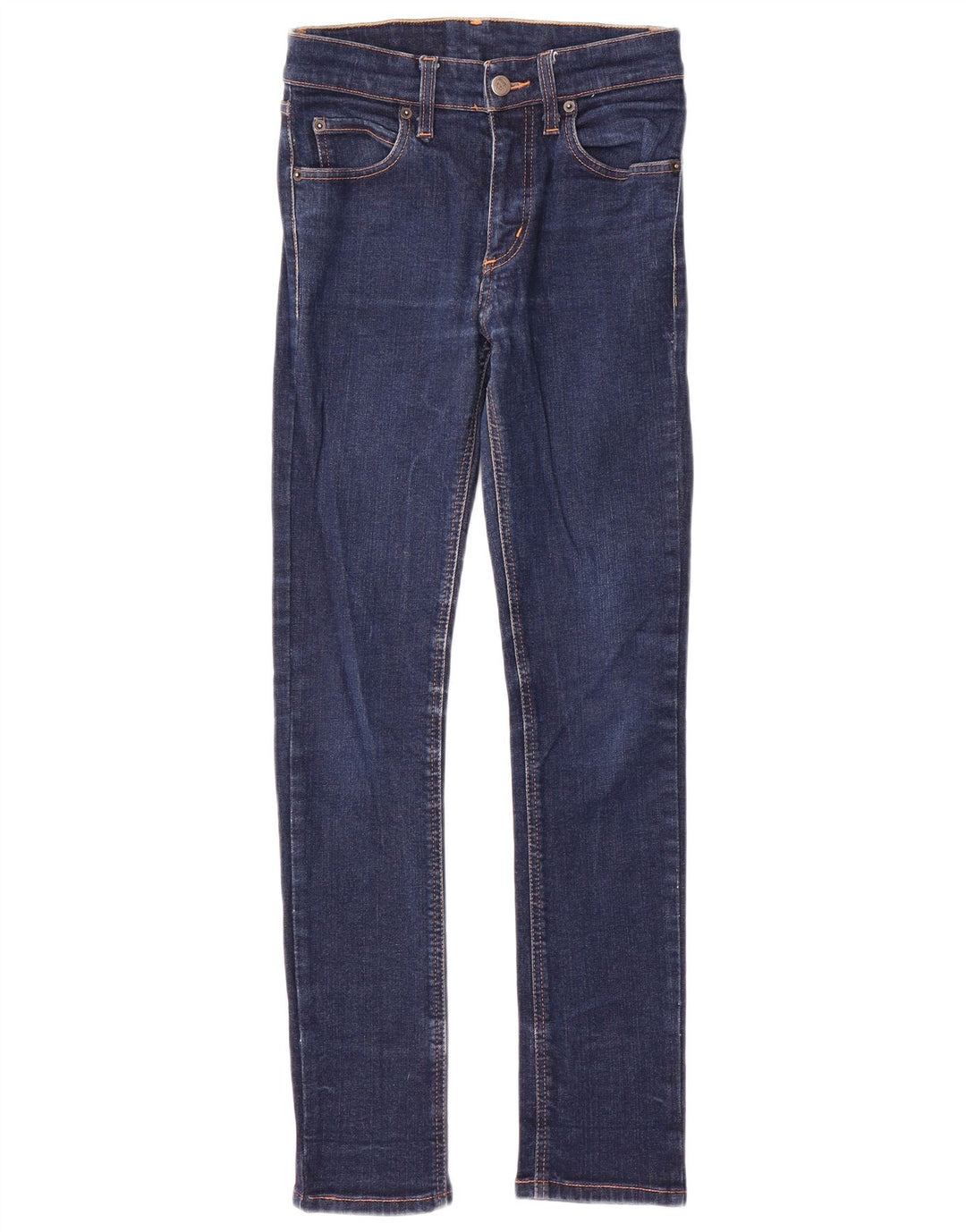 BILLIG MANDAG Dame Skinny Jeans W29 L29 Marineblå Bomuld