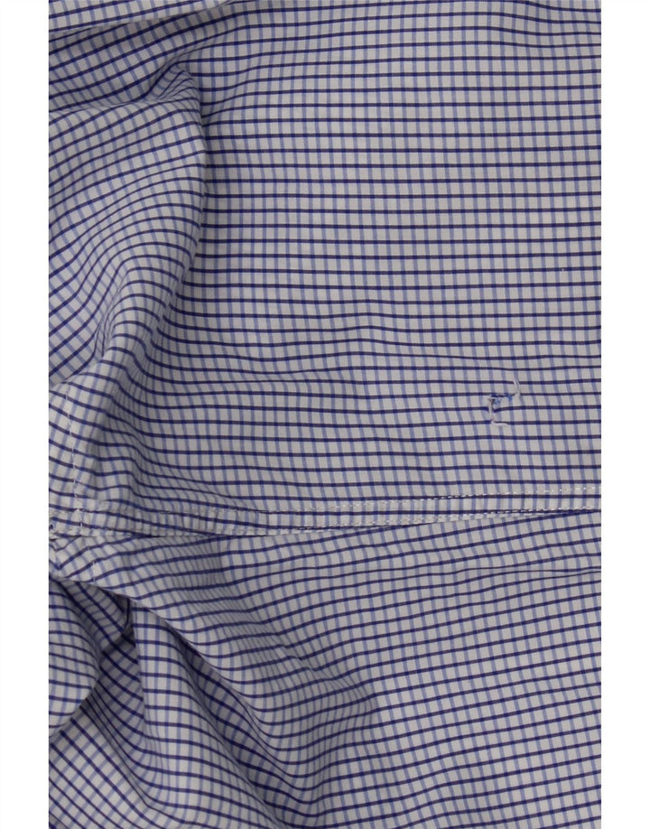 DACK'S Mens Regular Fit Shirt XL Blue Check Cotton Vintage Dack's and Second-Hand Dack's from Messina Hembry 